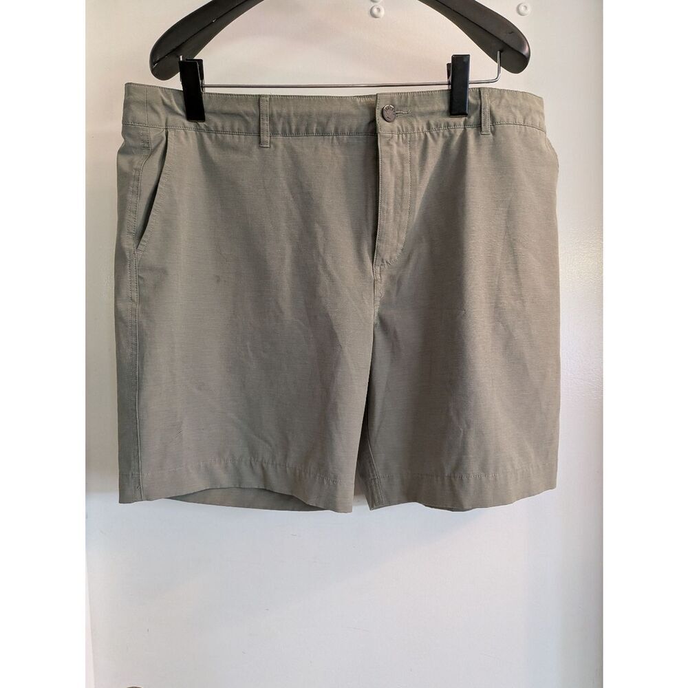 Faherty Lightweight Flat-Front Shorts in Olive  All Day Drawstring